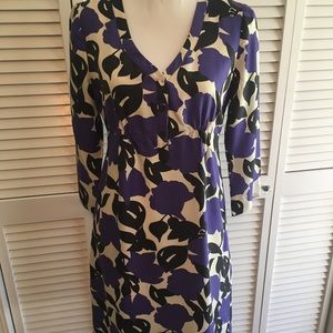 Boden silk dress with polyester lining